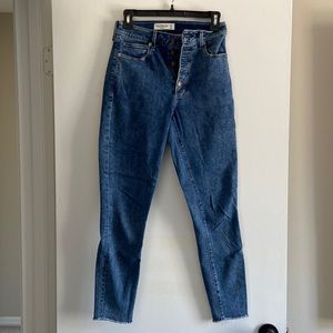 A&F Button Fly Curve Love Jeans. Size 26/2